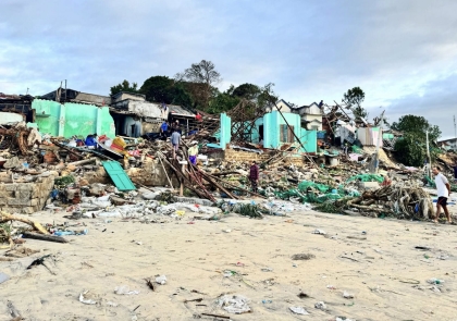 Ước tính thiệt hại ban đầu do ảnh hưởng bão số 13 là 7.050 tỷ đồng